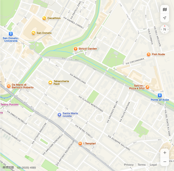 Mappa di MAG Hair Atelier a Firenze