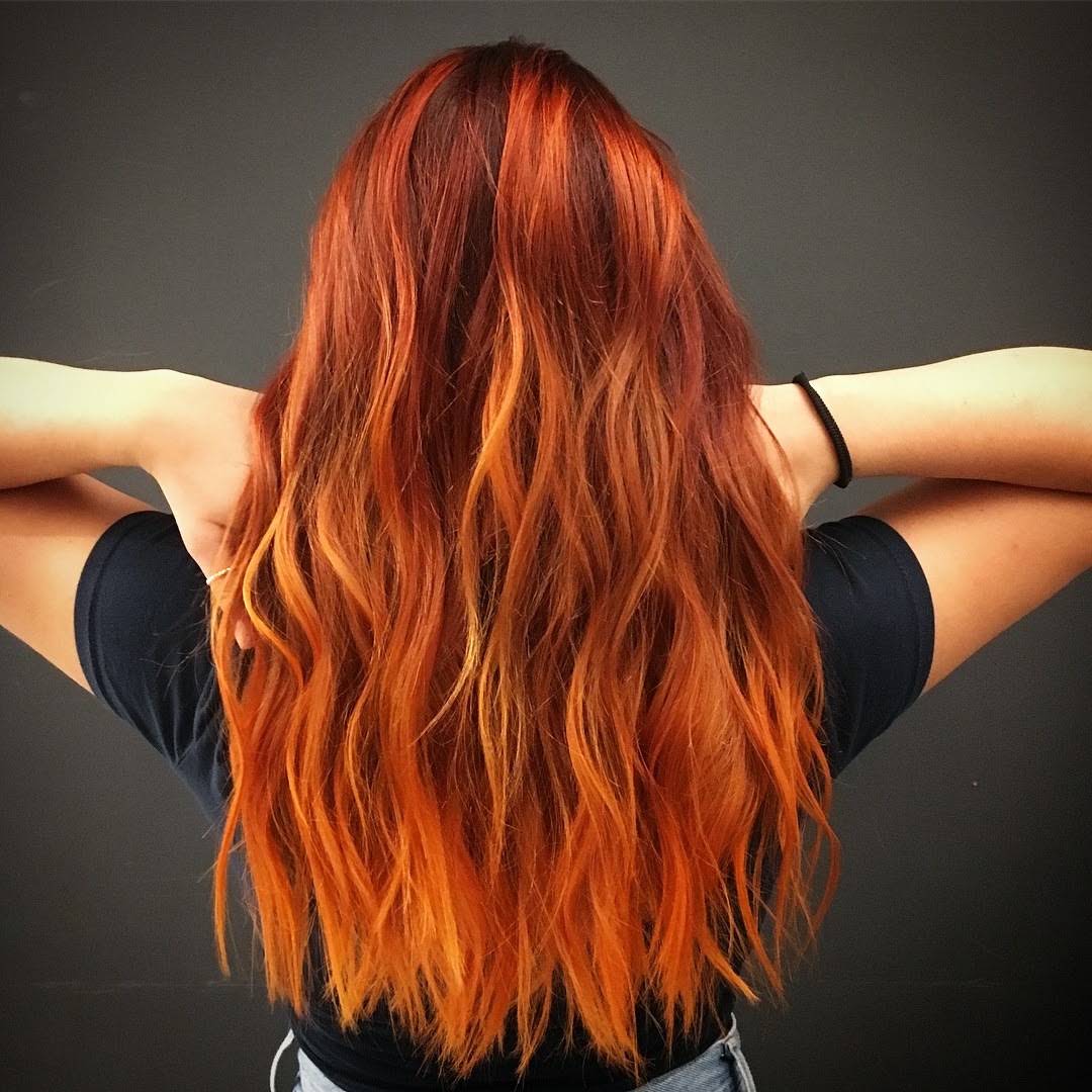 Colore rame intenso